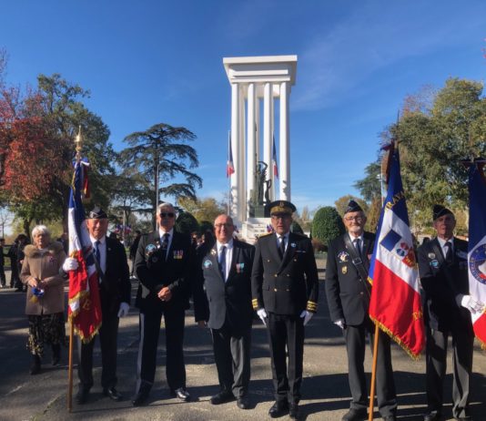 L’UDRP 82 présente à la commémoration du 11 novembre 1918